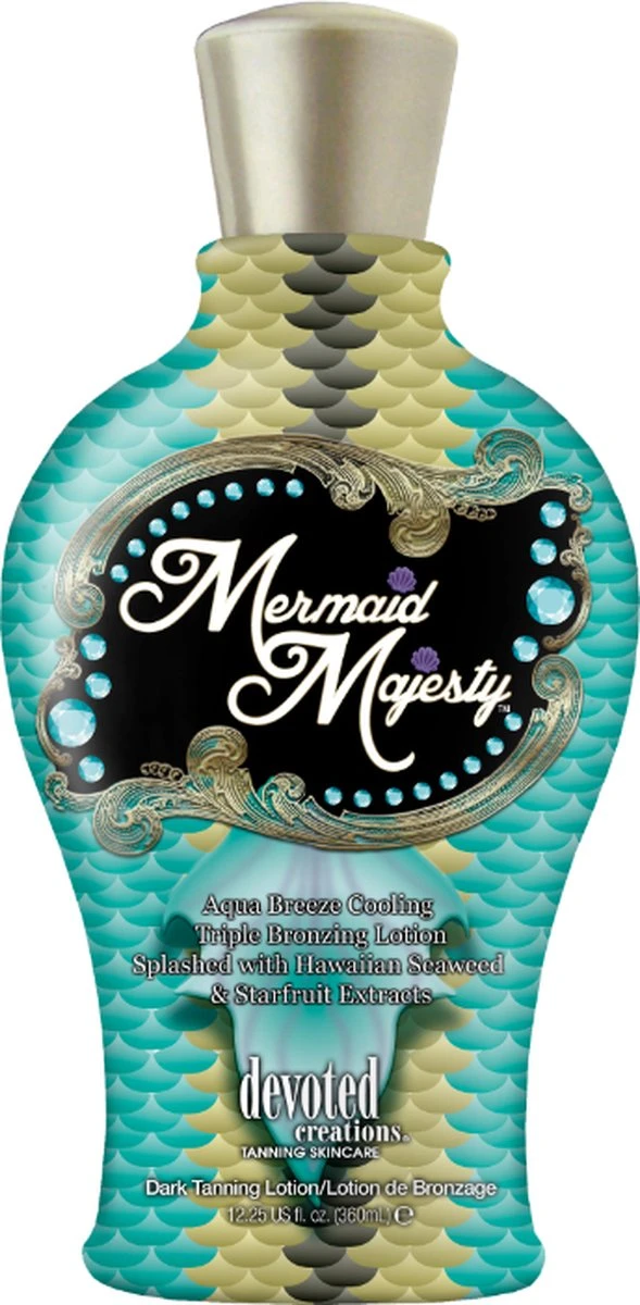 Devoted Creations Mermaid Majesty - Zonnebankcrème - 360 Ml 3 Devoted Creations Mermaid Majesty - Zonnebankcrème - 360 Ml - Afbeelding 3