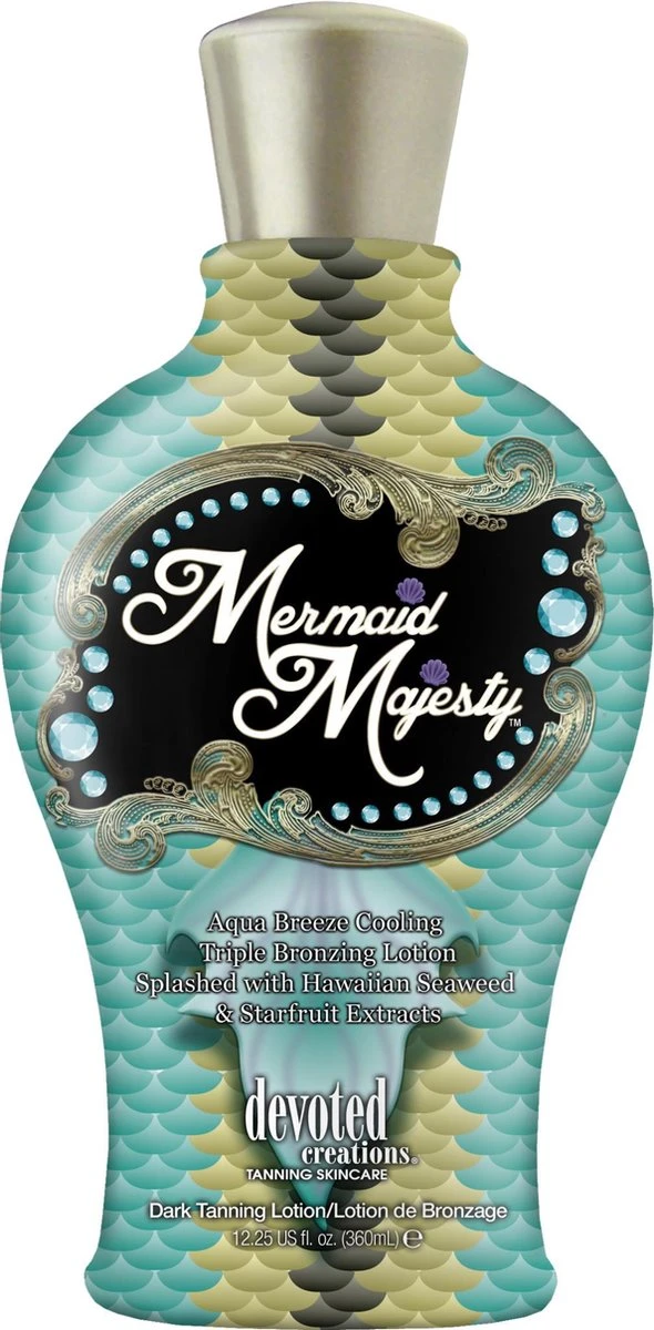 Devoted Creations Mermaid Majesty - Zonnebankcrème - 360 Ml 2 Devoted Creations Mermaid Majesty - Zonnebankcrème - 360 Ml - Afbeelding 2