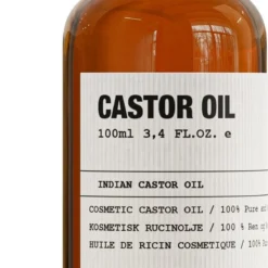 Merkloos Biologische Castor Olie Uit India 100 Ml - 100% Puur & Koudgeperst.