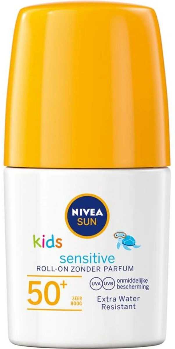 NIVEA SUN Babies & Kids Sensitive Roll-On Zonnebrand SPF 50+ - 50 Ml 1 NIVEA SUN Babies & Kids Sensitive Roll-On Zonnebrand SPF 50+ - 50 Ml