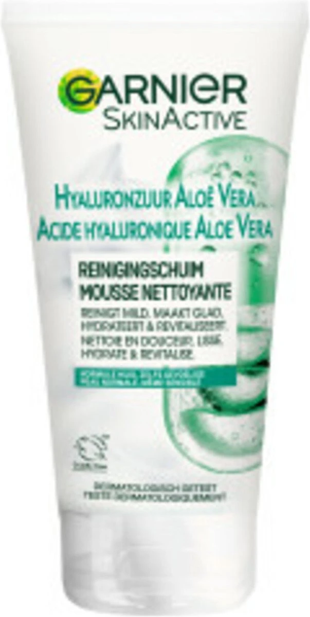 Garnier SkinActive Hyaluronzuur Aloë Vera Gezichtsreinigingsschuim 150 Ml 1 Garnier SkinActive Hyaluronzuur Aloë Vera Gezichtsreinigingsschuim 150 Ml