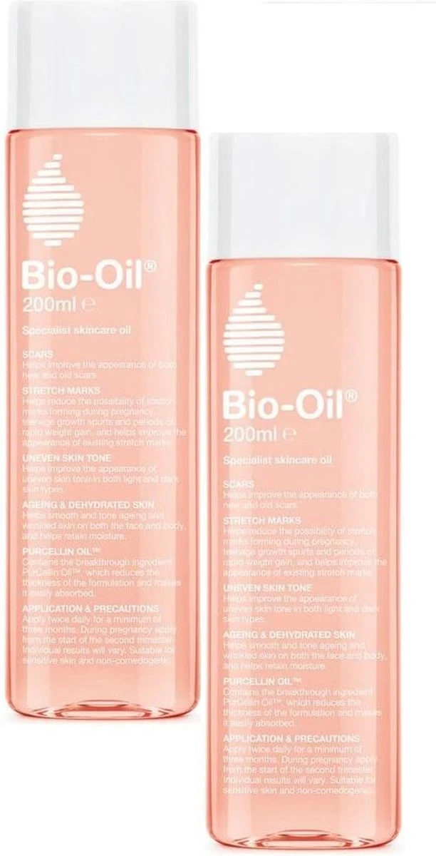 Bio Oil Bio-Oil Huidolie - Huidverzorgingsolie - 2 X 200 Ml Voordeelverpakking 1 Bio Oil Bio-Oil Huidolie - Huidverzorgingsolie - 2 X 200 Ml Voordeelverpakking