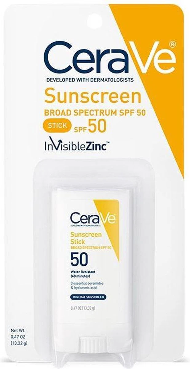 CeraVe Minerale Zonnebrandcrème Stick SPF 50 3 CeraVe Minerale Zonnebrandcrème Stick SPF 50 - Afbeelding 3