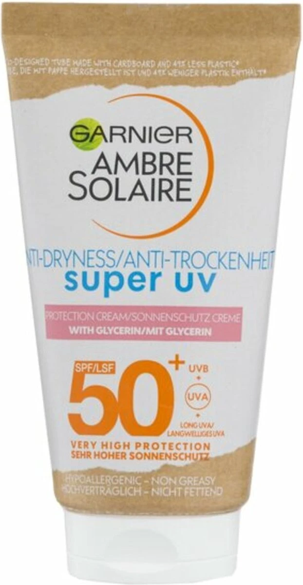 Garnier Ambre Solaire Sensitive Expert+ Gezichtscrème SPF50 - 50 Ml - Zonnebrand Met Hoge Bescherming 1 Garnier Ambre Solaire Sensitive Expert+ Gezichtscrème SPF50 - 50 Ml - Zonnebrand Met Hoge Bescherming