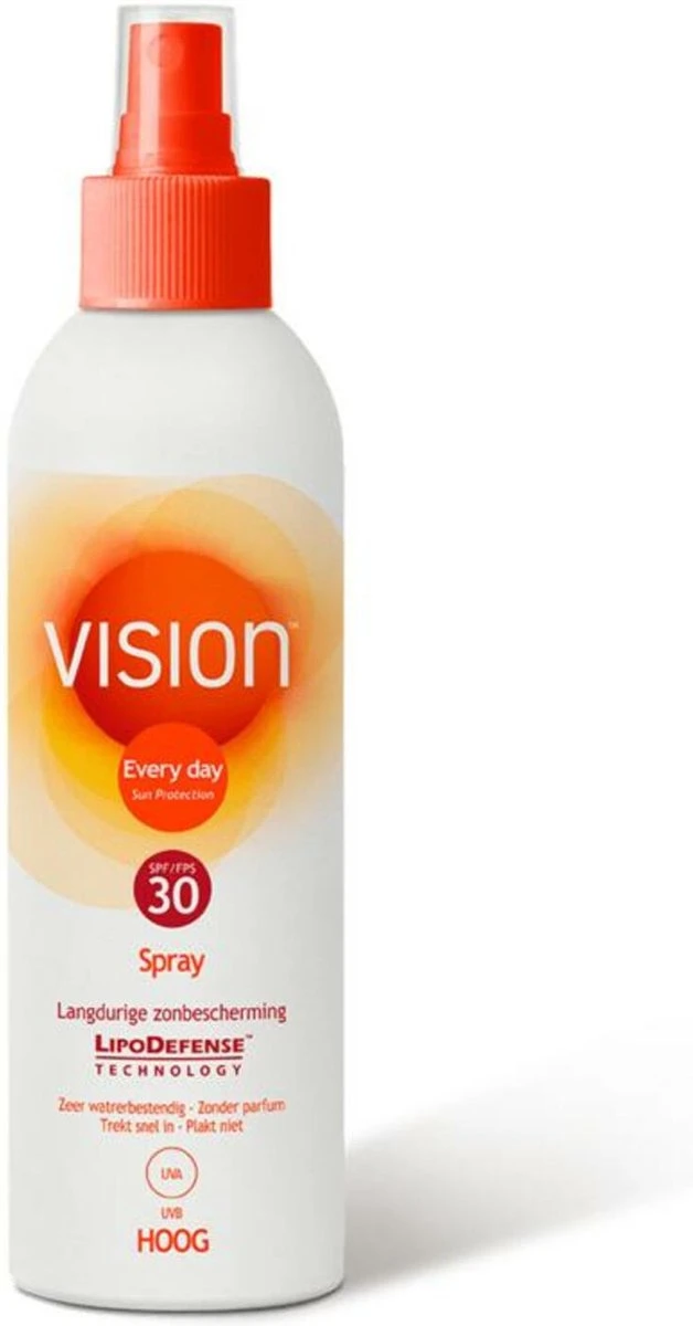 Vision Every Day Sun Protection - Zonnebrand Spray - SPF 30 - 180 Ml 16 Vision Every Day Sun Protection - Zonnebrand Spray - SPF 30 - 180 Ml - Afbeelding 16