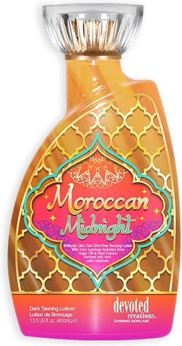 Devoted Creations - Moroccan Midnight - Zonnebankcrème - 400ml 2 Devoted Creations - Moroccan Midnight - Zonnebankcrème - 400ml - Afbeelding 2