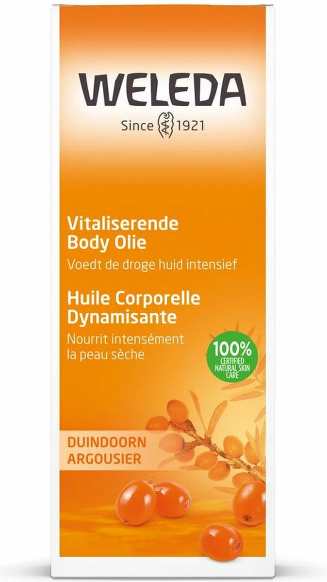 Weleda Duindoorn Vitaliserende Body Olie 4 Weleda Duindoorn Vitaliserende Body Olie - Afbeelding 4