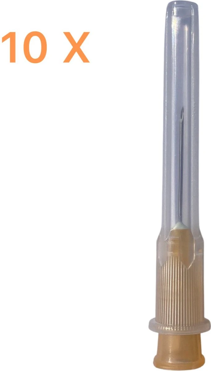 Terumo - Gelaat Steriele Naalden - 25g - 0.5 X 16 Mm - Oranje - Gerstkorrel - Milia - Comedonen - 10 Stuks 3 Terumo - Gelaat Steriele Naalden - 25g - 0.5 X 16 Mm - Oranje - Gerstkorrel - Milia - Comedonen - 10 Stuks - Afbeelding 3