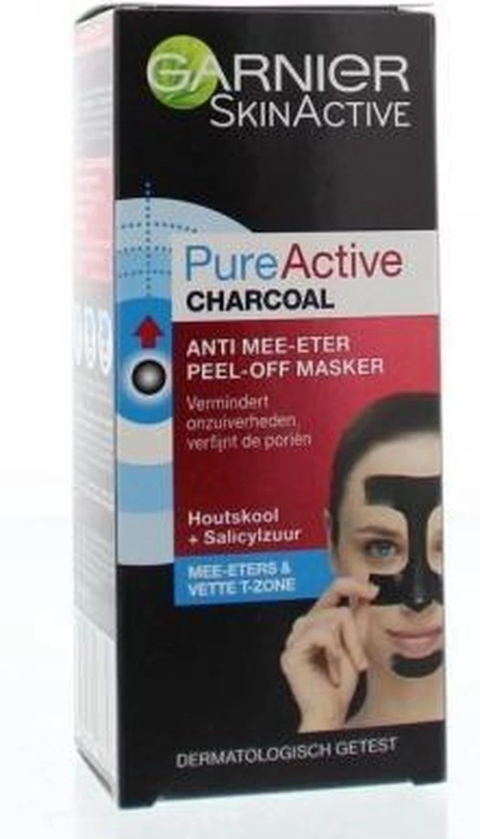 Garnier Skinactive Peel Off Charcoal Gezichtsmasker - Anti Mee-eters - 50 Ml 9 Garnier Skinactive Peel Off Charcoal Gezichtsmasker - Anti Mee-eters - 50 Ml - Afbeelding 9