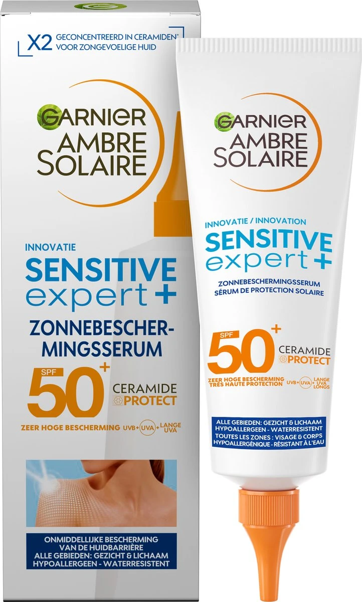 Garnier Ambre Solaire Sensitive Expert Zonbeschermingsserum SPF 50+ 125 Ml 5 Garnier Ambre Solaire Sensitive Expert Zonbeschermingsserum SPF 50+ 125 Ml - Afbeelding 5