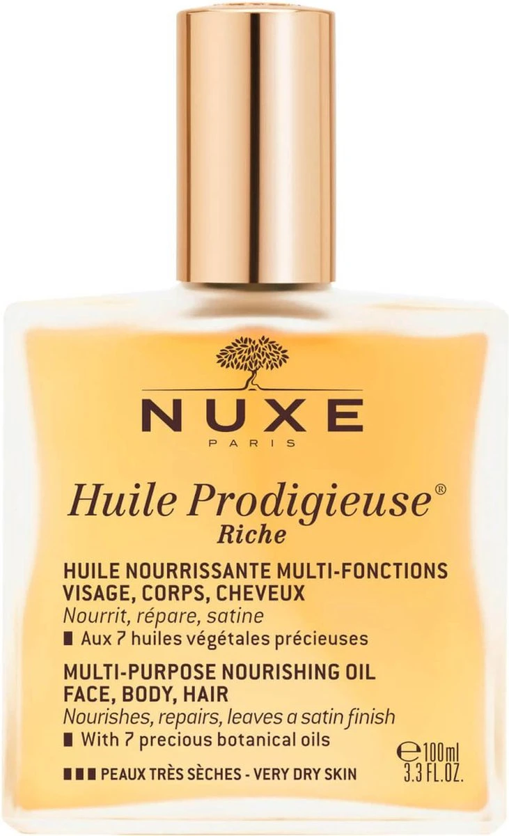 Nuxe Huile Prodigieuse Riche Dry Oil Droogolie - 100 Ml 11 Nuxe Huile Prodigieuse Riche Dry Oil Droogolie - 100 Ml - Afbeelding 11