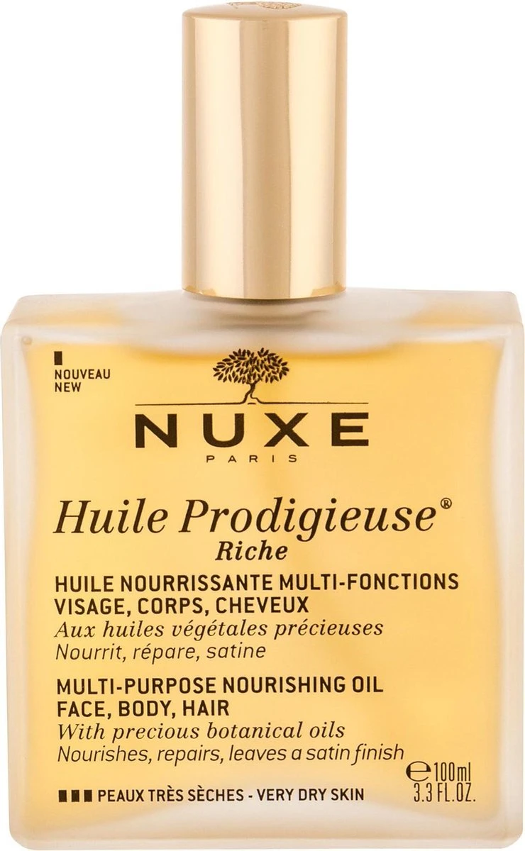 Nuxe Huile Prodigieuse Riche Dry Oil Droogolie - 100 Ml 1 Nuxe Huile Prodigieuse Riche Dry Oil Droogolie - 100 Ml