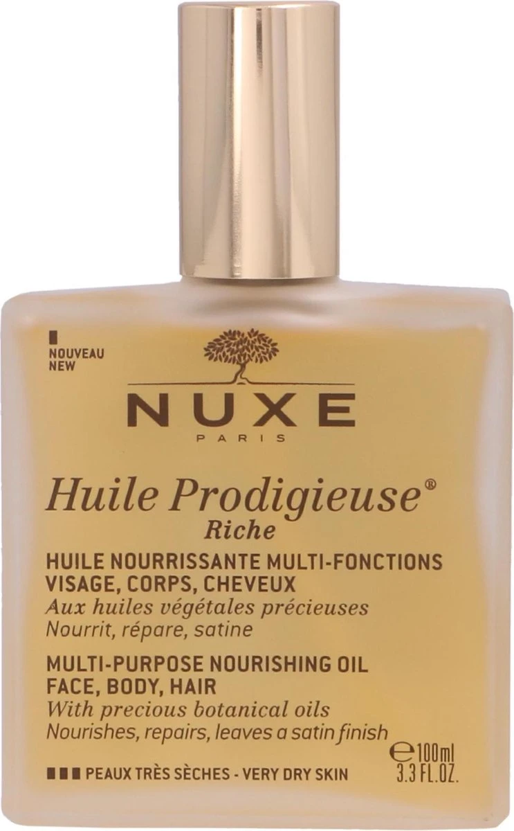 Nuxe Huile Prodigieuse Riche Dry Oil Droogolie - 100 Ml 16 Nuxe Huile Prodigieuse Riche Dry Oil Droogolie - 100 Ml - Afbeelding 16