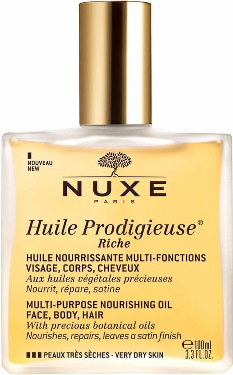 Nuxe Huile Prodigieuse Riche Dry Oil Droogolie - 100 Ml 2 Nuxe Huile Prodigieuse Riche Dry Oil Droogolie - 100 Ml - Afbeelding 2