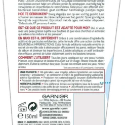 Garnier Skinactive Face PureActive Intensive Scrub Tegen Mee-Eters En Puistjes- 150ml X 2 - Scrub 20 Garnier Skinactive Face PureActive Intensive Scrub Tegen Mee-Eters En Puistjes- 150ml X 2 - Scrub -Goedkope Gezicht Zoet Winkel 754x1200 1