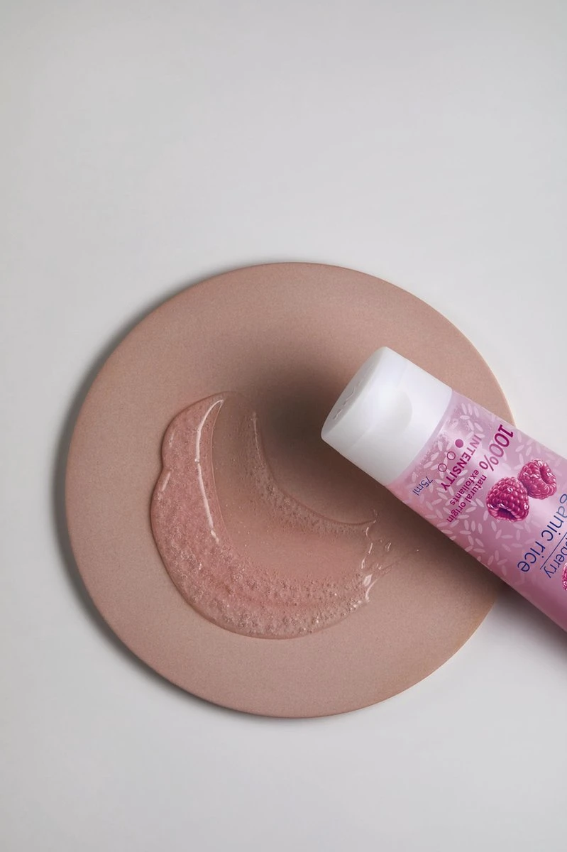 NIVEA Glow Bio Rijst Scrub - Bio Framboos Droge Gevoelige Huid - 75ml 3 NIVEA Glow Bio Rijst Scrub - Bio Framboos Droge Gevoelige Huid - 75ml - Afbeelding 3