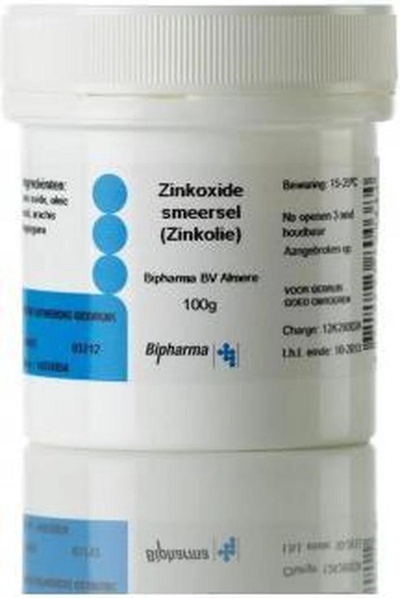 Zinkoxidesmeersel Zinkolie 1 Zinkoxidesmeersel Zinkolie