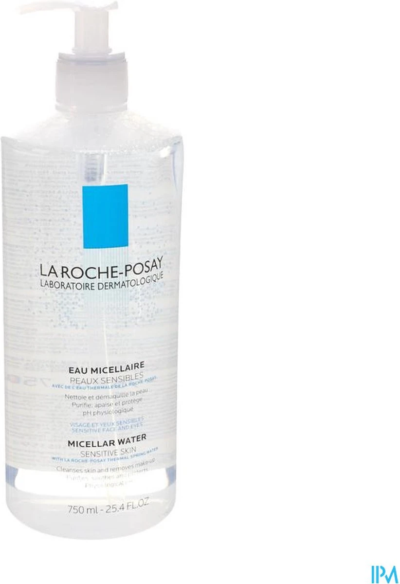 La Roche-Posay Fysiologisch Micellair Water - 750ml - Gevoelige Huid 5 La Roche-Posay Fysiologisch Micellair Water - 750ml - Gevoelige Huid - Afbeelding 5