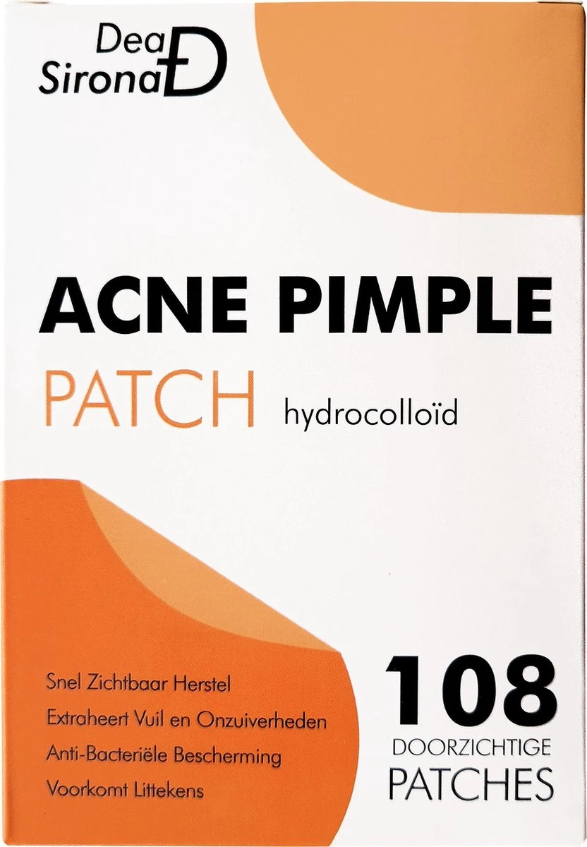 Dea Sirona Pimple Patch - Acne Patch - Puisten Verwijderaar - Puisten Pleister - Acne Pleister - Acne Sticker - Puistjes Verwijderen - 108 Stuks 1 Dea Sirona Pimple Patch - Acne Patch - Puisten Verwijderaar - Puisten Pleister - Acne Pleister - Acne Sticker - Puistjes Verwijderen - 108 Stuks