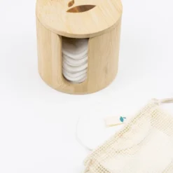 16 St. Herbruikbare Bamboe Wattenschijfjes Incl. Bewaardoos En Waszakje. Duurzaam Alternatief Voor Wegwerp Wattenschijfjes.