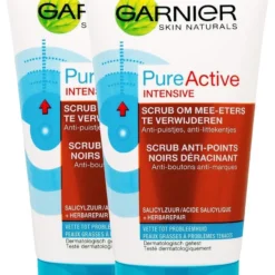 Garnier Skinactive Face PureActive Intensive Scrub Tegen Mee-Eters En Puistjes- 150ml X 2 - Scrub 21 Garnier Skinactive Face PureActive Intensive Scrub Tegen Mee-Eters En Puistjes- 150ml X 2 - Scrub -Goedkope Gezicht Zoet Winkel 860x1200 1