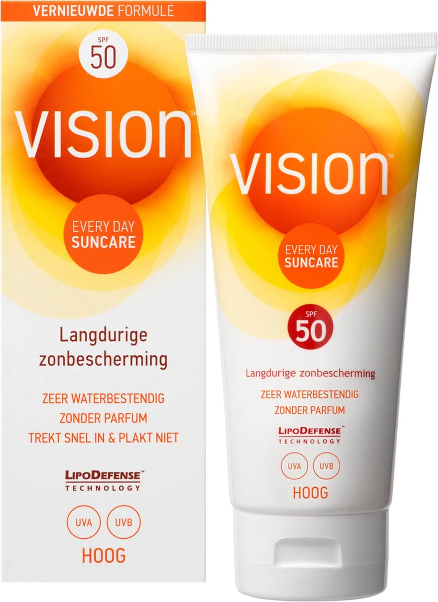 Vision Every Day Sun Protection - Zonnebrand - SPF 50 - 180 Ml 8 Vision Every Day Sun Protection - Zonnebrand - SPF 50 - 180 Ml - Afbeelding 8
