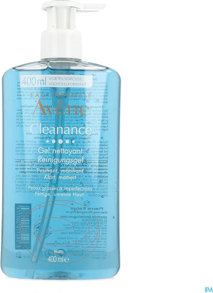 Avène Cleanance Reinigingsgel 400ml 7 Avène Cleanance Reinigingsgel 400ml - Afbeelding 7