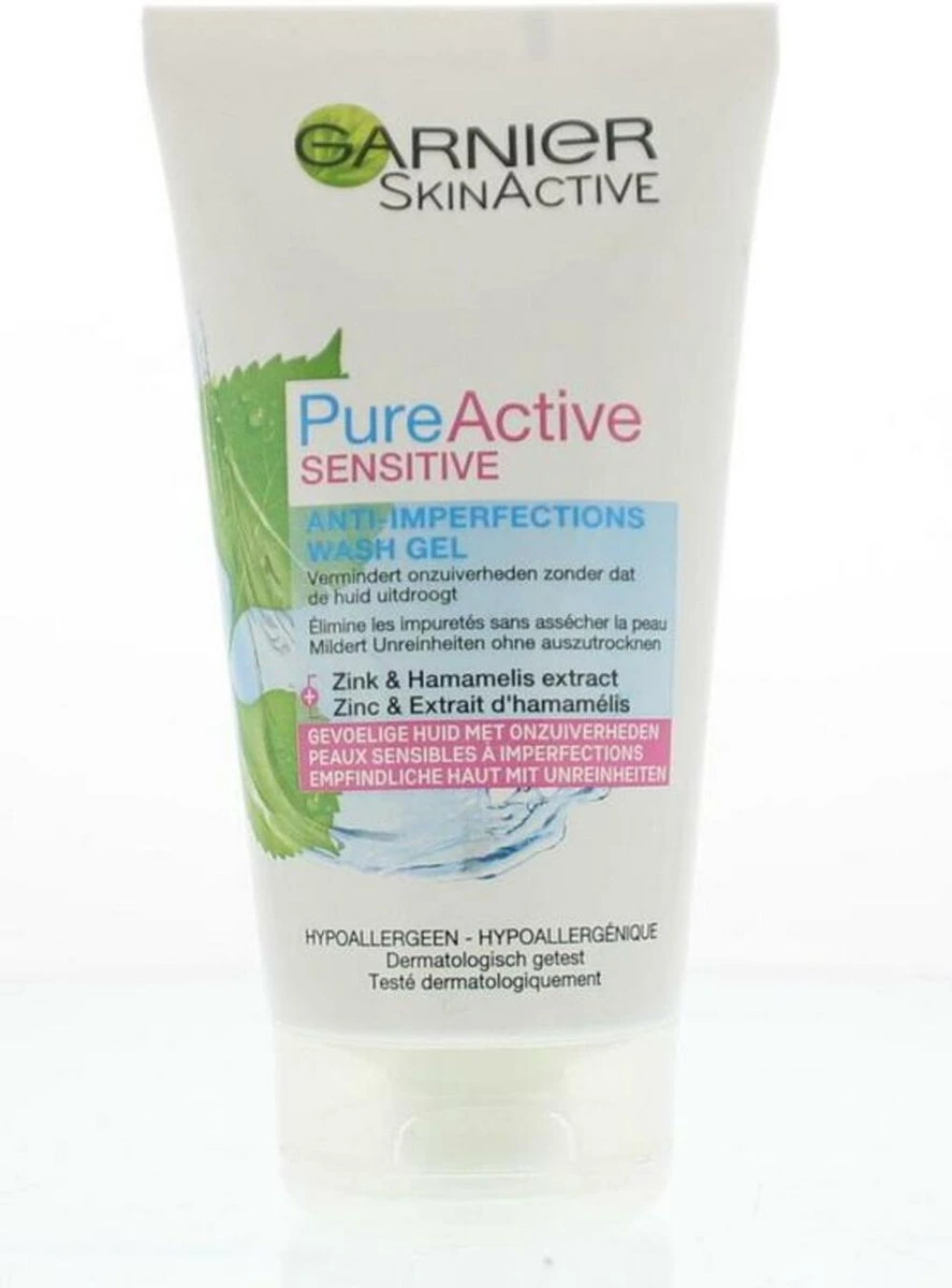 Garnier SkinActive Sensitive Zeepvrije Gezichtsreinigingsgel - 150 Ml 5 Garnier SkinActive Sensitive Zeepvrije Gezichtsreinigingsgel - 150 Ml - Afbeelding 5