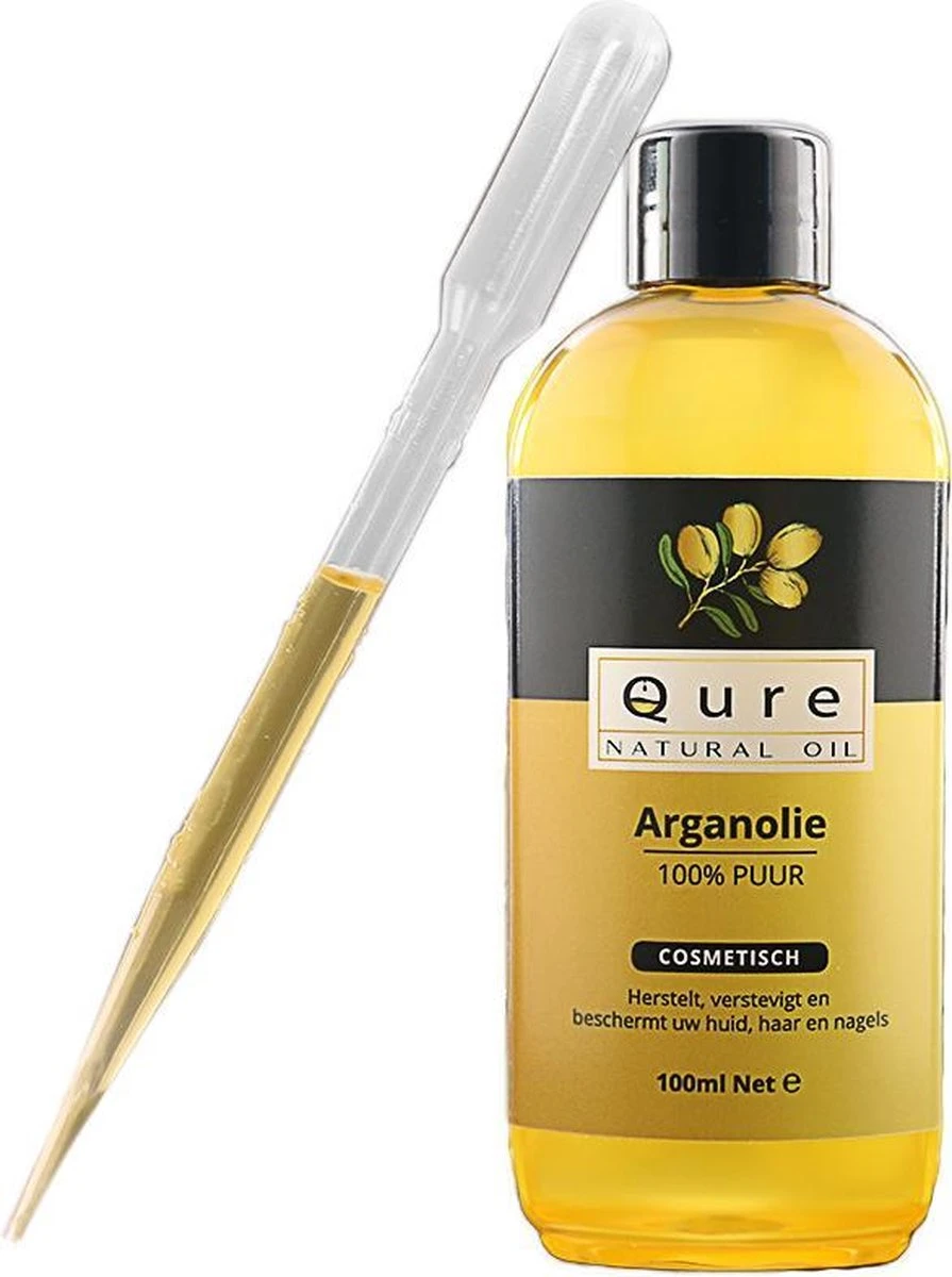 Arganolie 100ml | 100% Puur & Onbewerkt | Argan Olie Voor Gezicht, Haar En Lichaam 4 Arganolie 100ml | 100% Puur & Onbewerkt | Argan Olie Voor Gezicht, Haar En Lichaam - Afbeelding 4