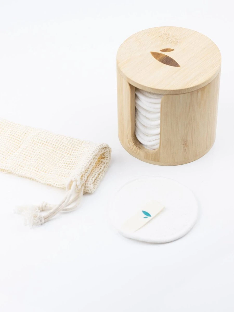 16 St. Herbruikbare Bamboe Wattenschijfjes Incl. Bewaardoos En Waszakje. Duurzaam Alternatief Voor Wegwerp Wattenschijfjes. 5 16 St. Herbruikbare Bamboe Wattenschijfjes Incl. Bewaardoos En Waszakje. Duurzaam Alternatief Voor Wegwerp Wattenschijfjes. - Afbeelding 5