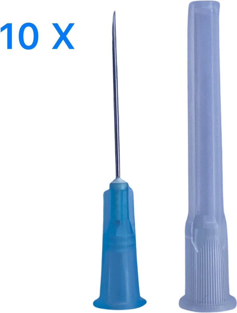Terumo - Gelaat Steriele Naalden - 23g - 0.6 X 25 Mm - Blauw - Gerstkorrel - Milia - Comedonen - 10 Stuks 3 Terumo - Gelaat Steriele Naalden - 23g - 0.6 X 25 Mm - Blauw - Gerstkorrel - Milia - Comedonen - 10 Stuks - Afbeelding 3
