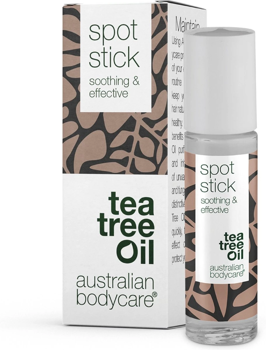 Australian Bodycare Spot Stick 9 Ml - Roll-on Stick Met Tea Tree Olie Tegen Mee-eters, Puistjes En Pukkels - Eerste Hulp Bij Opkomende Puistjes 1 Australian Bodycare Spot Stick 9 Ml - Roll-on Stick Met Tea Tree Olie Tegen Mee-eters, Puistjes En Pukkels - Eerste Hulp Bij Opkomende Puistjes
