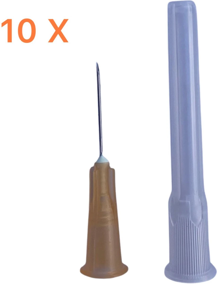 Terumo - Gelaat Steriele Naalden - 25g - 0.5 X 16 Mm - Oranje - Gerstkorrel - Milia - Comedonen - 10 Stuks 2 Terumo - Gelaat Steriele Naalden - 25g - 0.5 X 16 Mm - Oranje - Gerstkorrel - Milia - Comedonen - 10 Stuks - Afbeelding 2