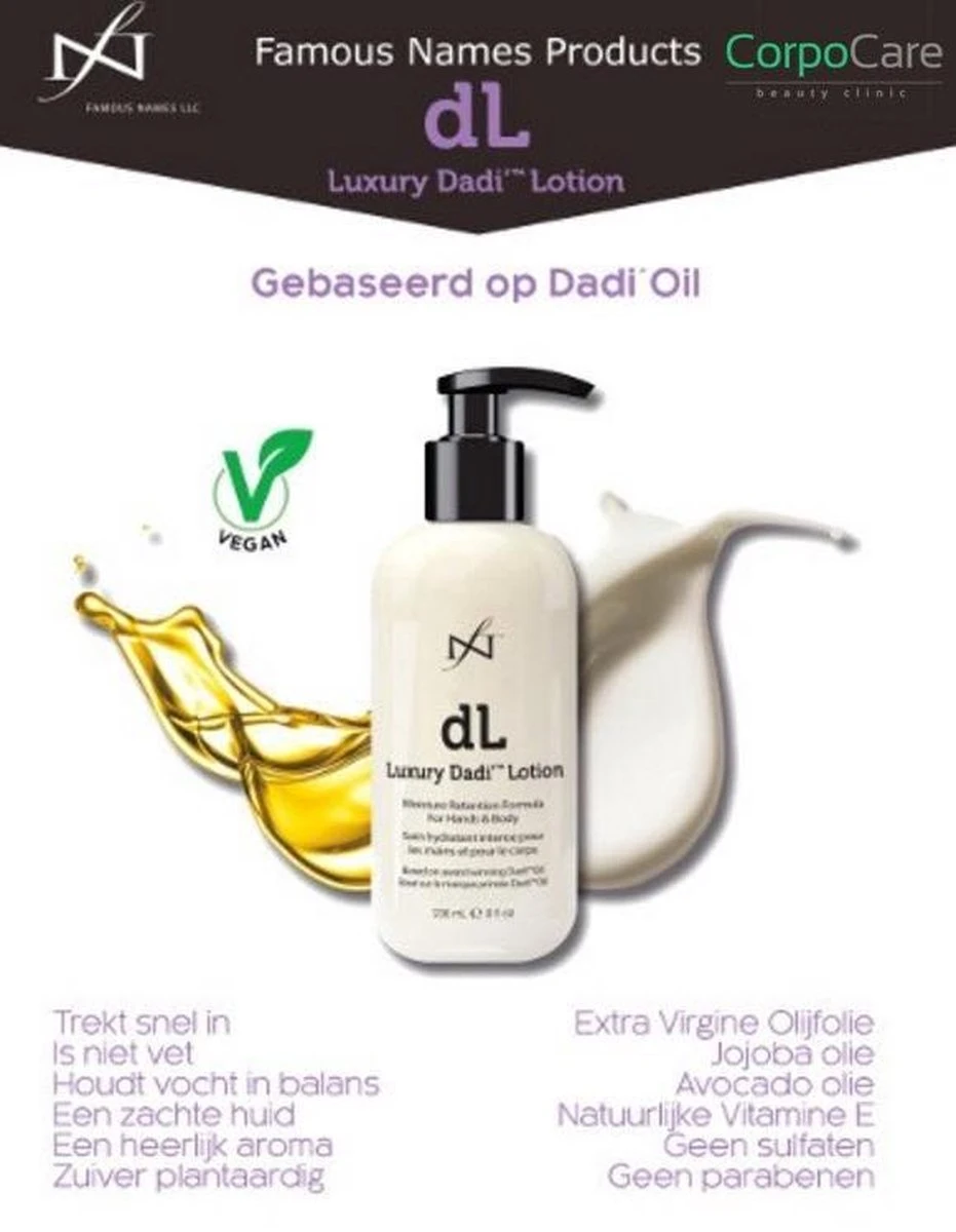 Famous Names - Luxury Dadi' Lotion - 236 Ml 3 Famous Names - Luxury Dadi' Lotion - 236 Ml - Afbeelding 3