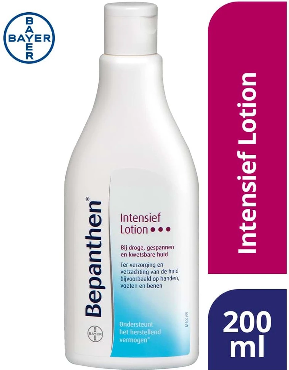 Bepanthen Intensief Lotion - Snel Intrekkend En Hydraterend - Droge, Kwetsbare Huid - 200 Ml 5 Bepanthen Intensief Lotion - Snel Intrekkend En Hydraterend - Droge, Kwetsbare Huid - 200 Ml - Afbeelding 5