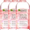 Garnier Skinactive Micellair Reinigingswater Met Rozenwater - 3 X 400 Ml - Micellair Water Voor Een Stralende Huid - Voordeelverpakking