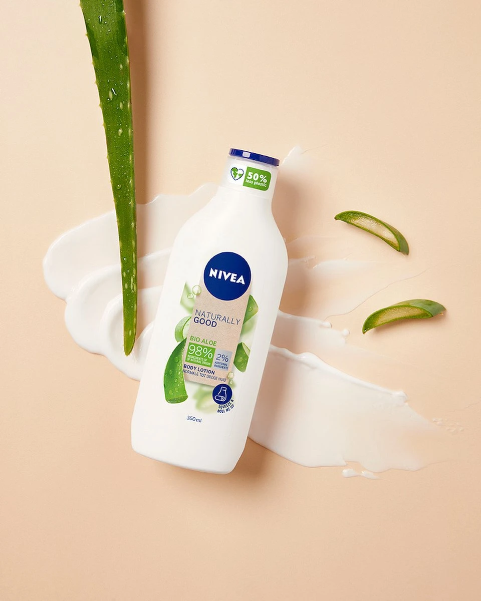 NIVEA Naturally Good Bio Aloë Vera Bodylotion - 350 Ml 7 NIVEA Naturally Good Bio Aloë Vera Bodylotion - 350 Ml - Afbeelding 7