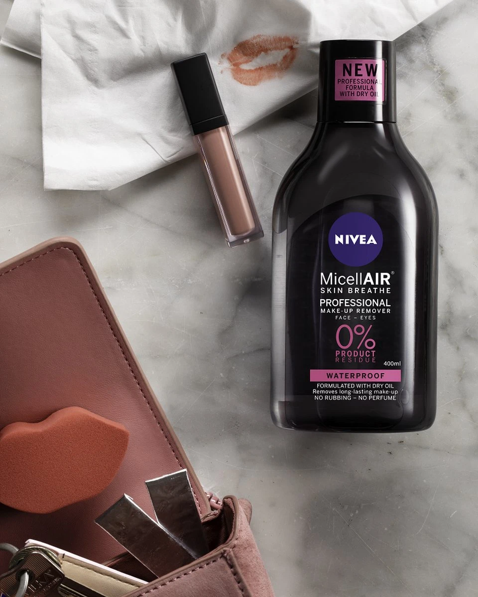 NIVEA Expert Make-up Remover - 400ml - Micellair Water 6 NIVEA Expert Make-up Remover - 400ml - Micellair Water - Afbeelding 6