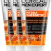 L’Oréal Paris Men Expert Hydra Energetic Gezichtsreiniger - 3 X 100 Ml - Voordeelverpakking