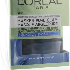 L'Oréal Paris Anti Imperfecties Pure Clay Gezichtsmasker - 50 Ml - Verminderd Mee-eters 25 L'Oréal Paris Anti Imperfecties Pure Clay Gezichtsmasker - 50 Ml - Verminderd Mee-eters -Goedkope Gezicht Zoet Winkel 964x1200 2