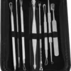 Merkloos Quality XL Set – Mee-eters & Acne Verwijderen – RVS Blackhead Killer – 8 Delig