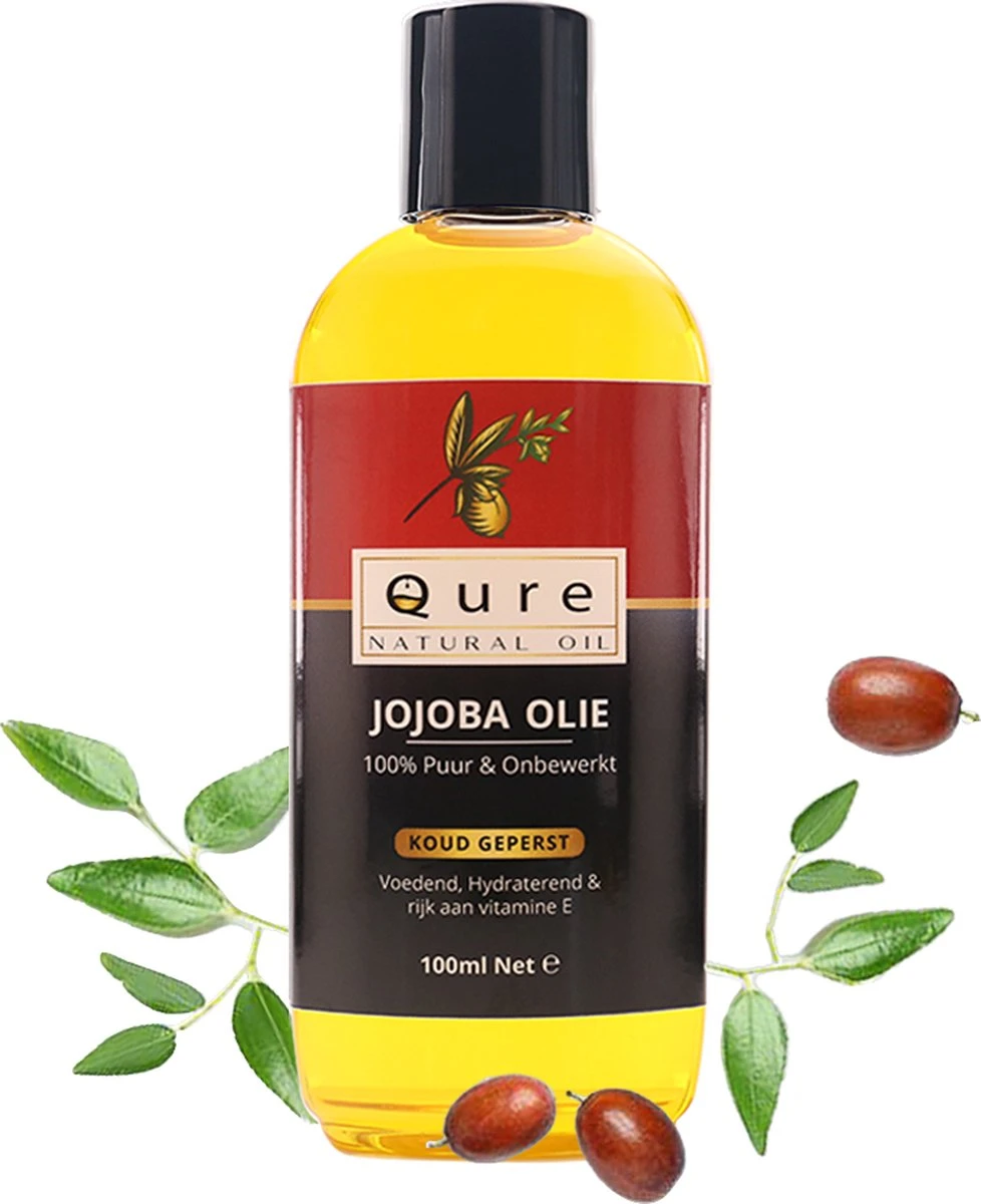 Jojoba Olie 100ml | 100% Puur & Onbewerkt | Jojobaolie Voor Gezicht, Haar En Lichaam 1 Jojoba Olie 100ml | 100% Puur & Onbewerkt | Jojobaolie Voor Gezicht, Haar En Lichaam