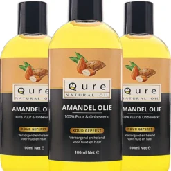 Amandelolie 100ml | 100% Puur & Onbewerkt | Koudgeperste Zoete Amandel Olie Voor Haar, Huid En Lichaam -Goedkope Gezicht Zoet Winkel 991x1200